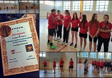 I miejsce na Powiatowej Licealiadzie w Piłce Ręcznej Dziewcząt