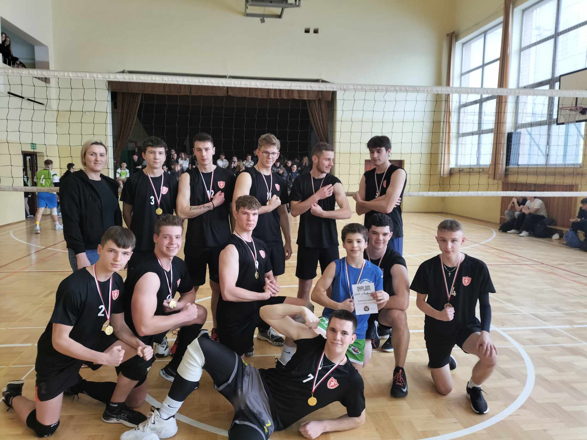 I miejsce na Powiatowej Licealiadzie w Piłce Siatkowej Chłopców