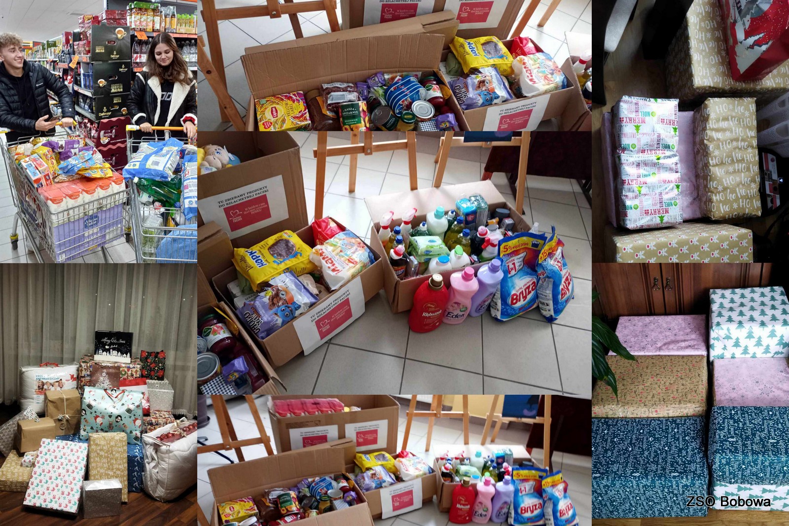 „SZLACHETNA PACZKA” od ZSO w Bobowej trafiła do potrzebującej rodziny