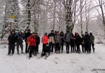 Zimowy rajd SKTG „Traper” w Beskid Sądecki