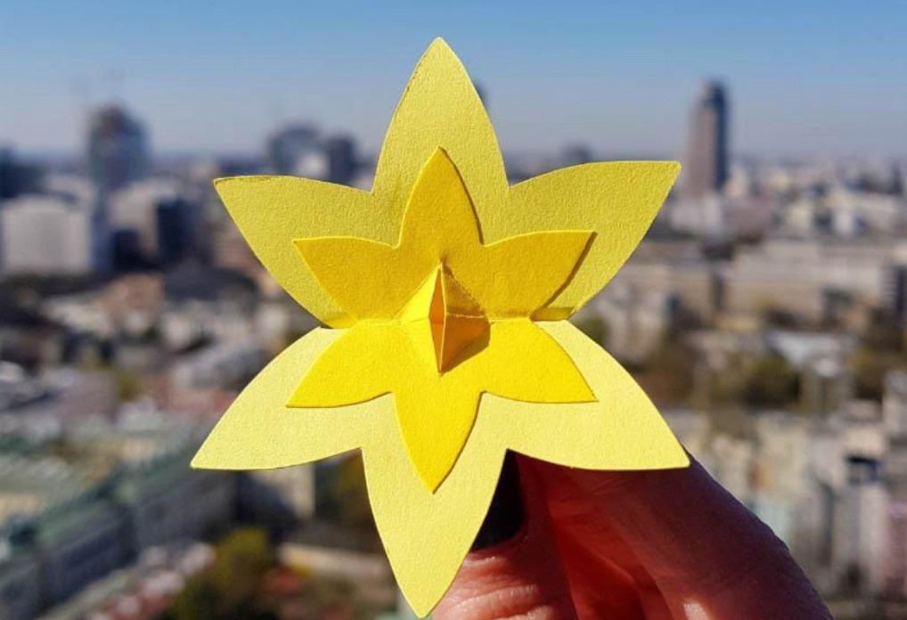 „Łączy nas pamięć”- udział ZSO w Bobowej w akcji „Żonkile”