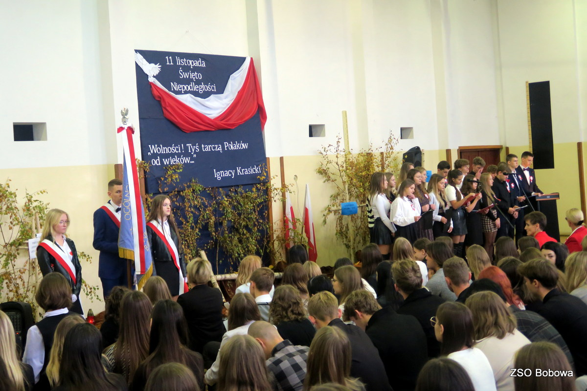 Obchody Narodowego Święta Niepodległości w ZSO w Bobowej