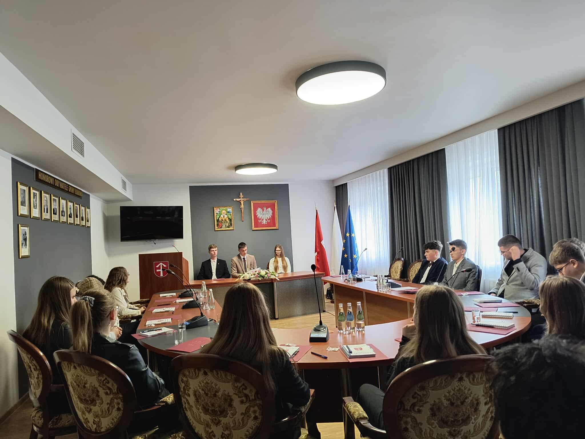 Uczniowie naszej szkoły w Młodzieżowej Radzie Gminy