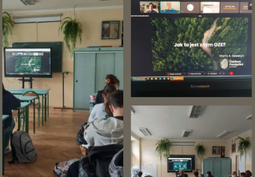 Uczniowie ZSO w Bobowej w projekcie 