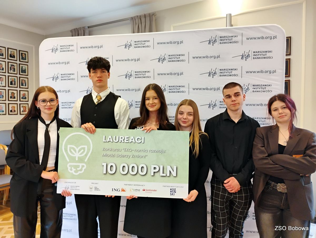 ZSO w Bobowej zwycięzcą ogólnopolskiego konkursu ekologicznego