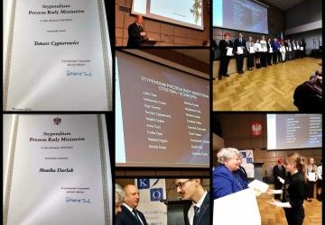 Stypendium Prezesa Rady Ministrów dla uczniów ZSO w Bobowej